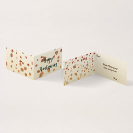 O Mapeamento de Ação de Graças deixa a placa dobra