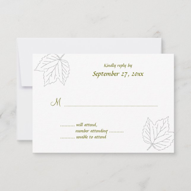 O Maple Explodido Deixa A Placa Casada RSVP (Frente)