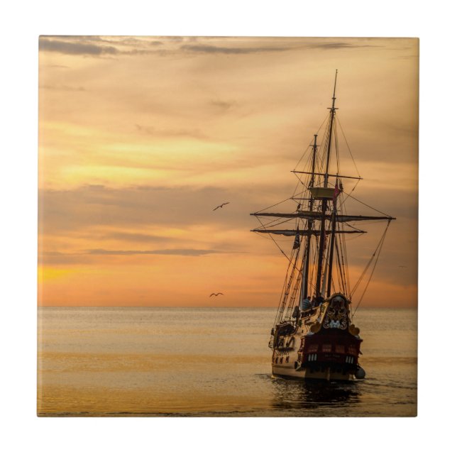 O Mar Calmo - Galeão à Vela (Frente)