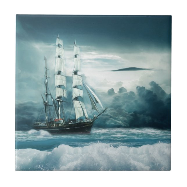 O Mar Cruel - Navio à Vela (Frente)