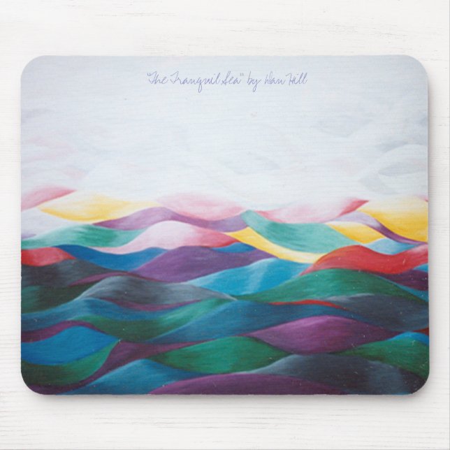 "O mar tranquilo" Mousepad (Frente)
