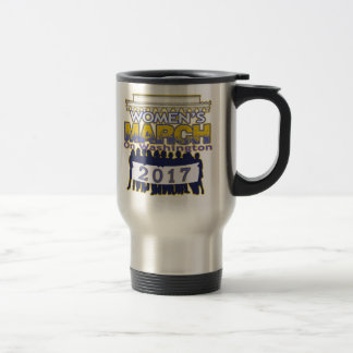 O março de milhão mulheres de Washington na caneca
