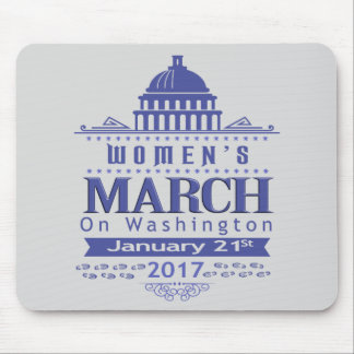 O março de milhão mulheres em Washington Mousepad
