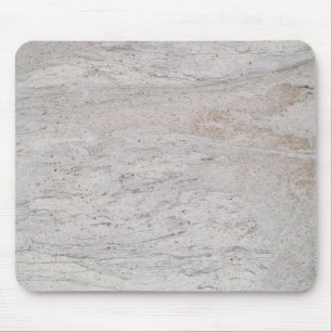 O mármore branco rodou Mousepad