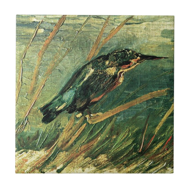 O martinho pescatore por Vincent van Gogh (Frente)