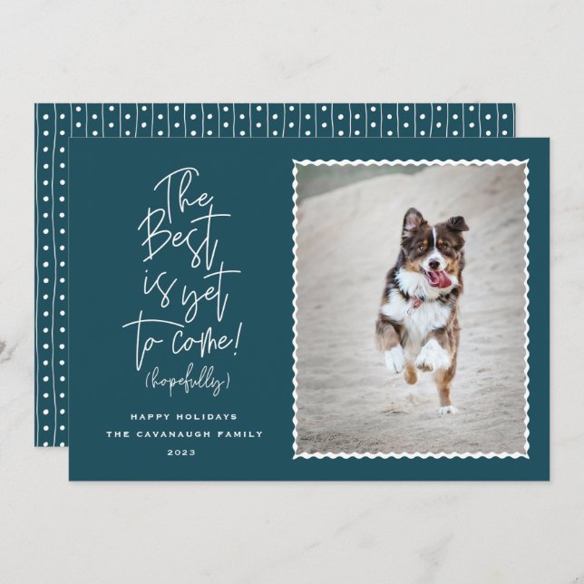 O Melhor Ainda É Vir O Cartão De Férias Fotográfic (Frente/Verso)