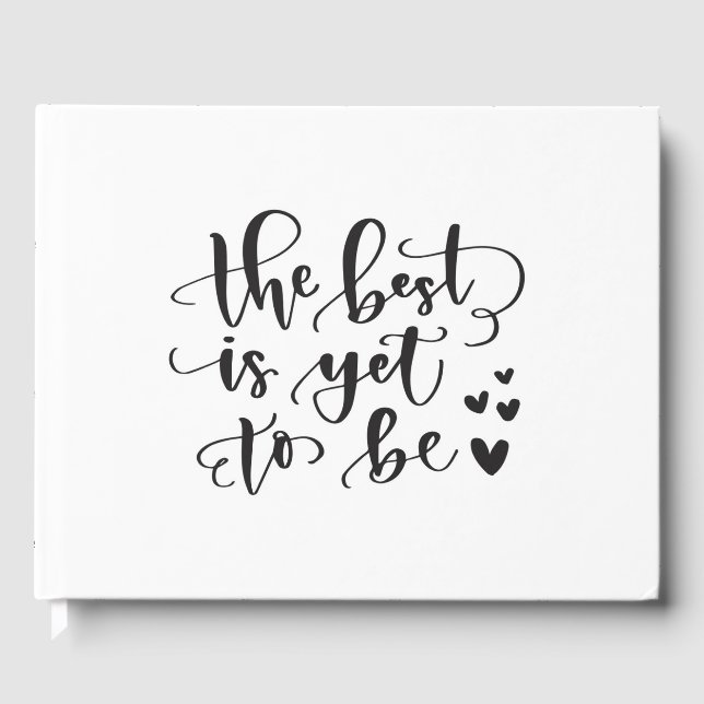 O Melhor Ainda Está Por Vir Livro de Visitas (Frente)