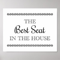 O Melhor Assento Na Poster Do Banheiro Da Casa