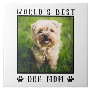 O melhor cachorro do mundo, mamãe Paw, imprime uma