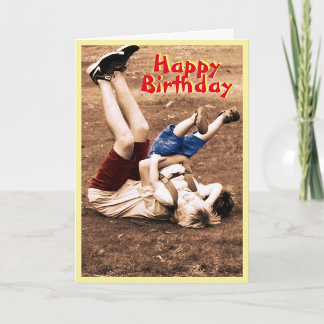 O melhor cartão de aniversário do irmão (Frente)