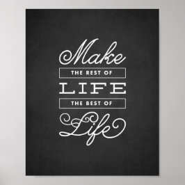 O melhor da vida | Art Impressão