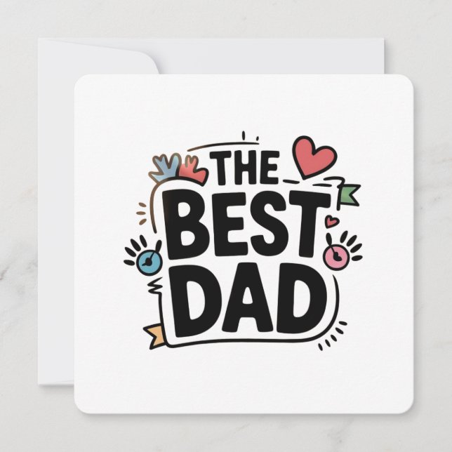 O melhor design de texto do Pai (Frente)