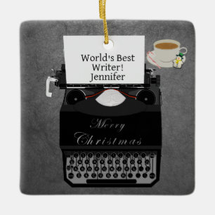 O melhor Enfeites de natal de máquina de escrever 