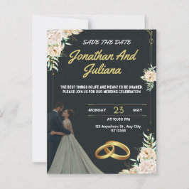 O melhor modelo de convite para casamento que enco