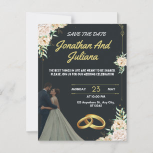 O melhor modelo de convite para casamento que enco