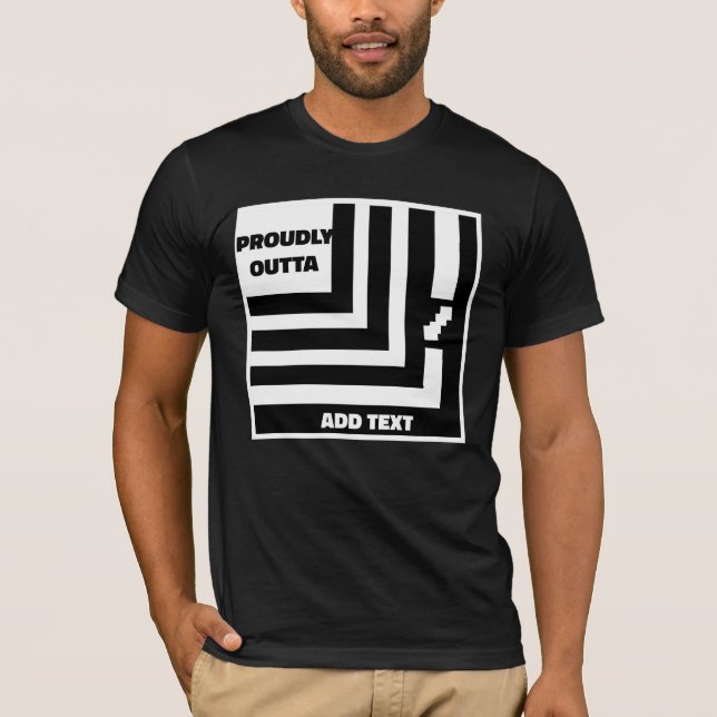 O melhor '' orgulhosamente fora'' para a Camiseta (Frente)