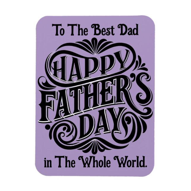 O melhor Pai de ímã de fotos flexível (Vertical)