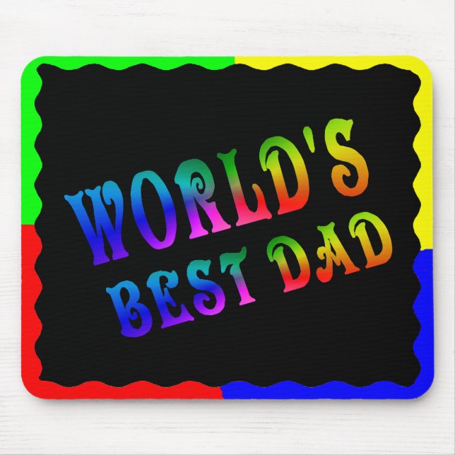 O MELHOR PAI DO MUNDO - MOUSEPAD (Frente)