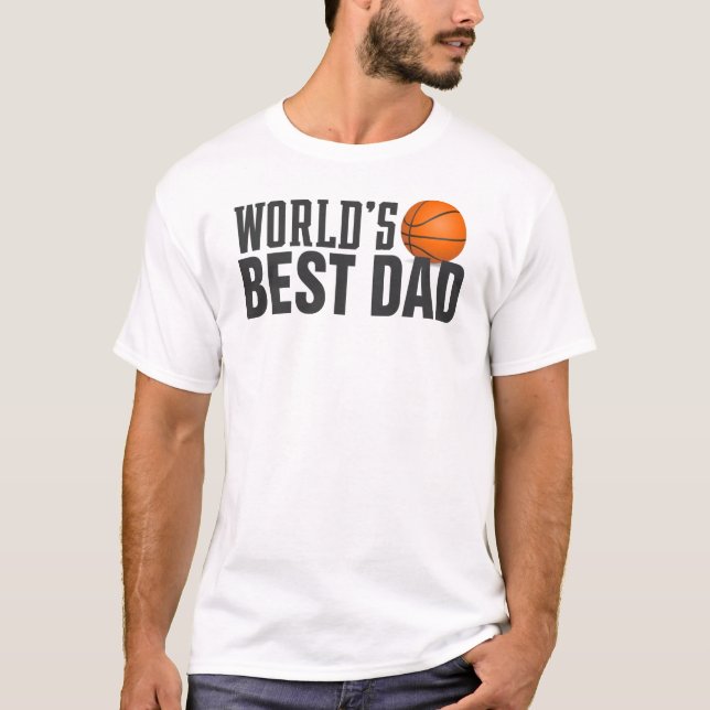 O melhor Pai do mundo no basquetebol | Camisa (Frente)