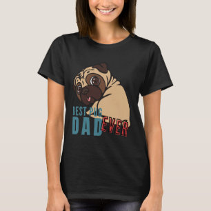 O MELHOR PAI PUG, a engraçada camiseta 8 Clássica