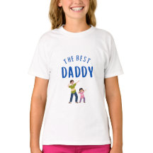 O Melhor Papai Camiseta Dia dos Pais Pai e Filho