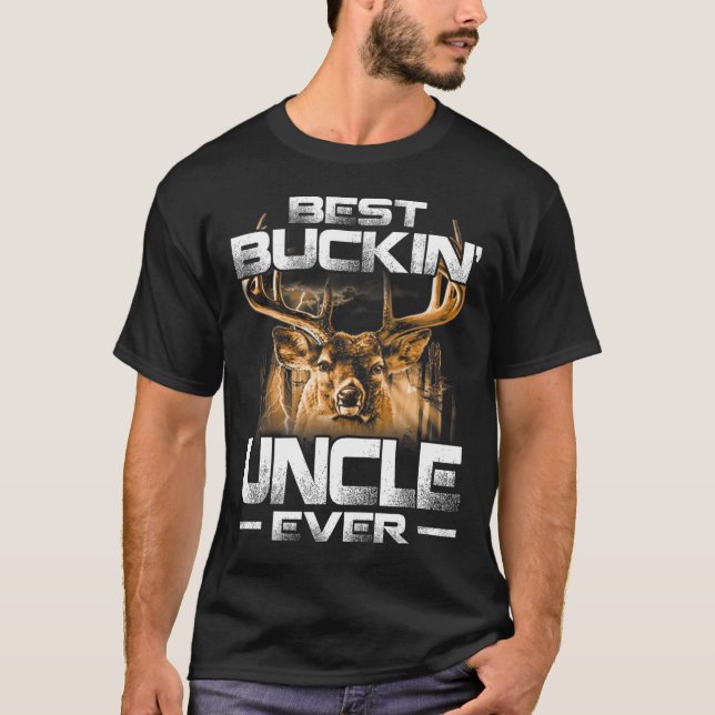 O Melhor Tio Alguma Vez Camisa Caçadora (Frente)