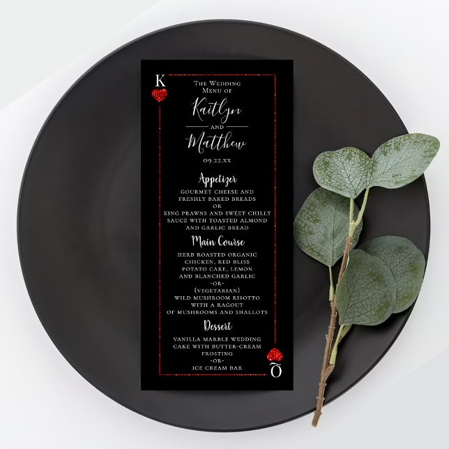 O Menu Monograma de Coleção de Casamentos de Cartõ (Criador carregado)