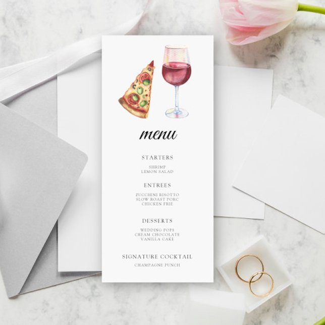 O menu perfeito do Chá de panela par (Criador carregado)