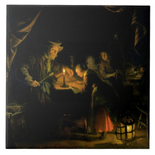 O mestre da escola, 1660-65 (óleo no painel)