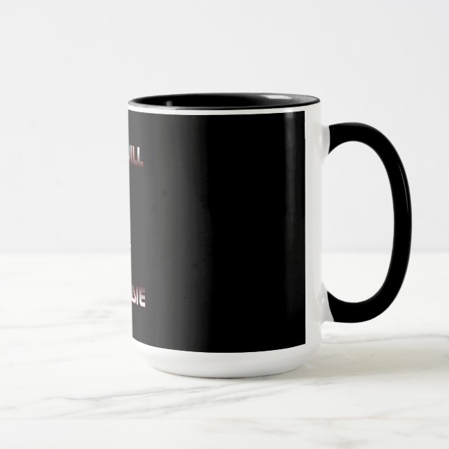 O metal nunca morrerá caneca (Direita)