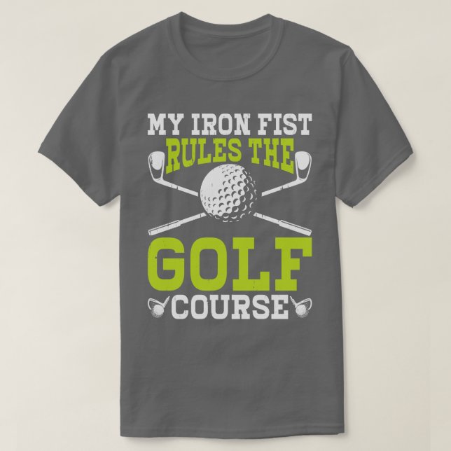 O Meu Ferro Primeiro Passa A Camisa De Golfe Para  (Frente do Design)