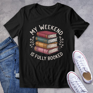 O Meu Fim De Semana É Um Tee Gráfico De Bookish To