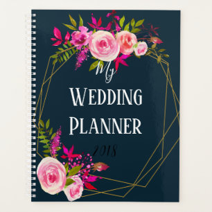O meu organizador de casamento Crystal rosa