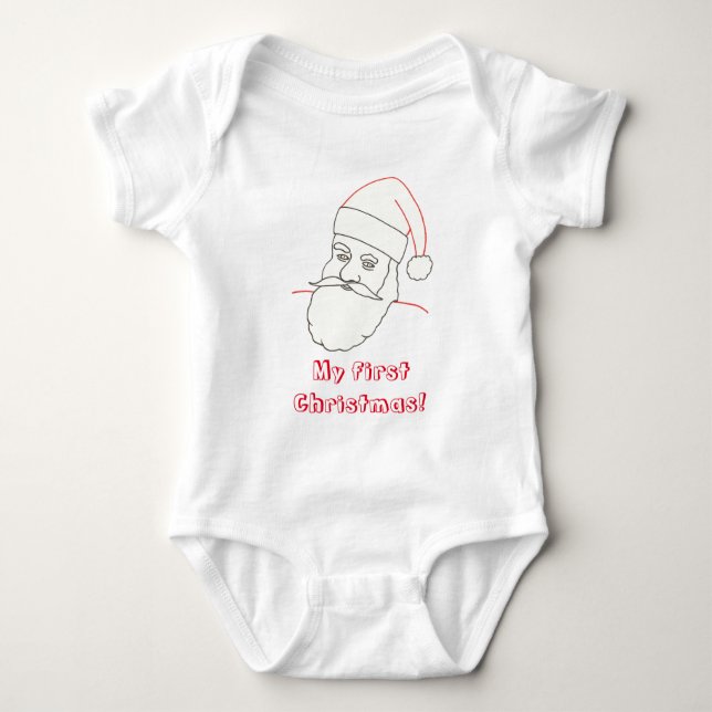 O meu primeiro Natal, Papais noeis, Camisa de Cont (Frente)