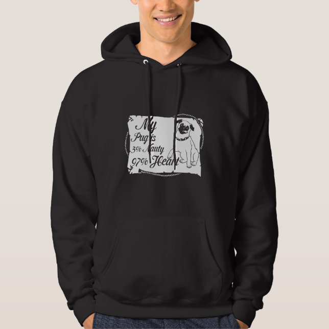 O MEU PUG É A Camisa 3 NADY 97 HEART Clássica 326 (Frente)