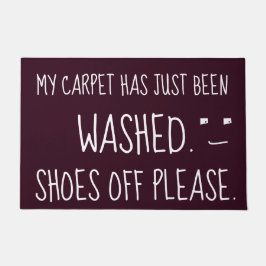 O MEU TAPETE ACABOU DE SER LAVADO DE CALÇADOS DIVE