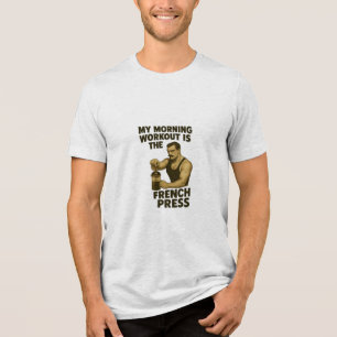 O meu trabalho é a imprensa francesa Tri-blend T-S