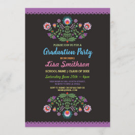 O mexicano da festa do partido do convite da