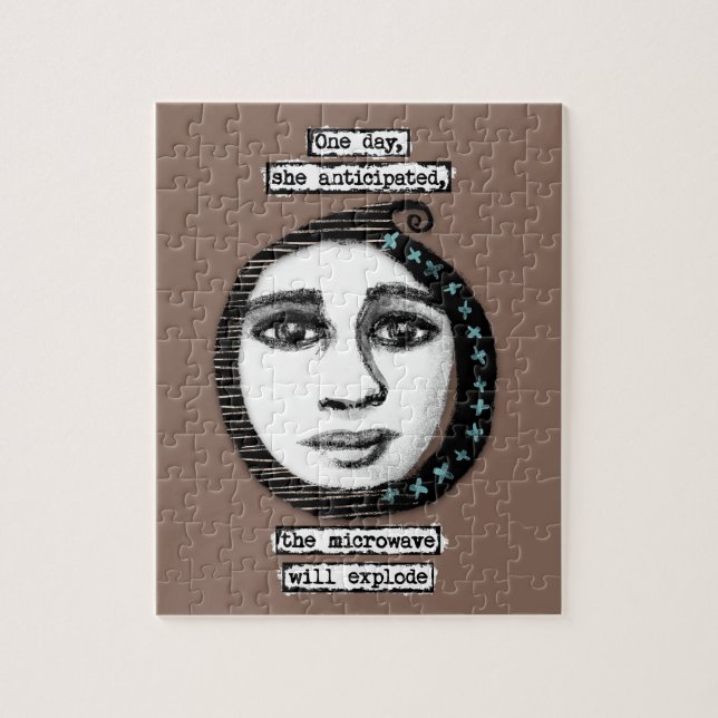 O micro-ondas explodirá o Quebra-cabeça de quebra- (Vertical)