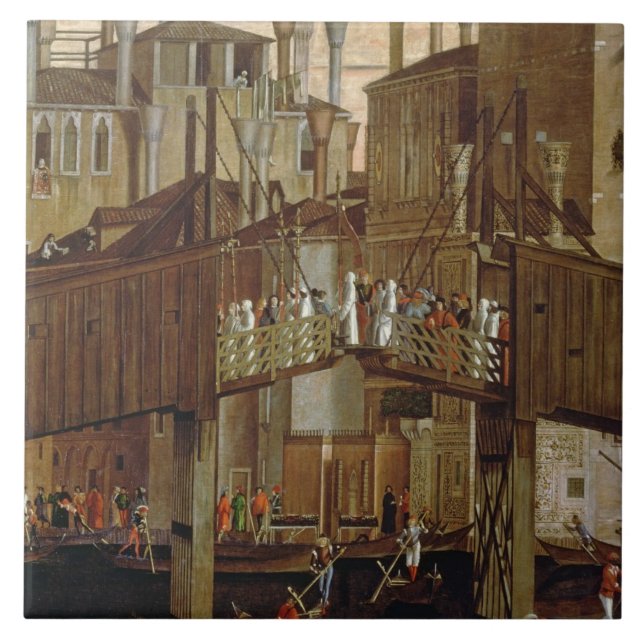 O milagre da relíquia da cruz santamente, detalhe (Frente)