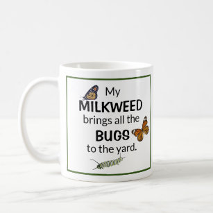 O Milkweed traz insetos à caneca da borboleta da