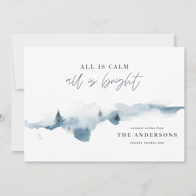 O mínimo moderno é feriado de Natal tranquilo (Frente)