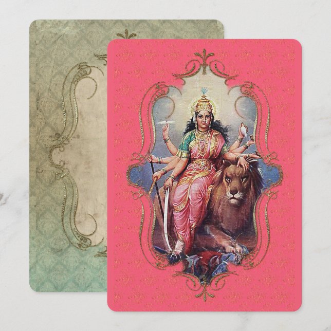 O Místico Da Índia 28 - Cartão Saudável (Frente/Verso)