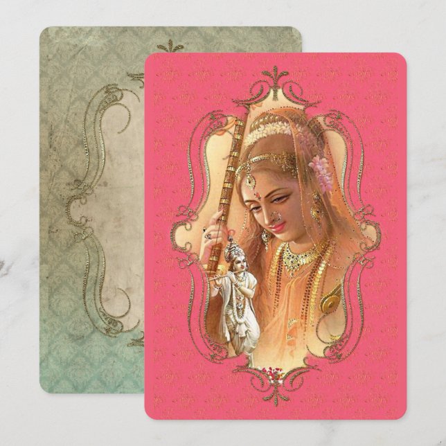 O Místico Da Índia 44 - Cartão Saudável (Frente/Verso)