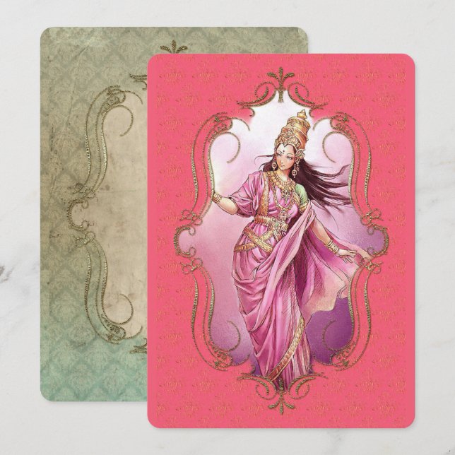O Místico Da Índia 9 - Cartão Saudável (Frente/Verso)