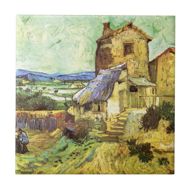 O Moinho Antigo por Vincent van Gogh (Frente)