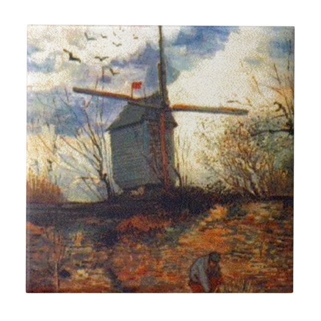 O Moinho de la Galette Van Gogh (Frente)