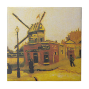 O moinho de vento de Galette por Vincent van Gogh