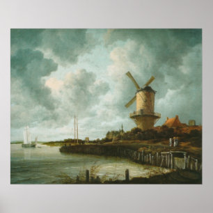 O moinho no poster de Wijk-bij-Duurstede