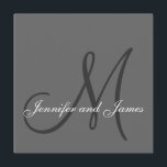 O monograma elegante dos convites do casamento<br><div class="desc">Design elegante do convite do casamento do monograma por Elke Clarke ©2008. Personalize com seus monograma, nomes e cores do casamento. Adicione toda sua informação do casamento na parte de trás do cartão usando alertas fáceis de usar do menu de Zazzle. Nenhum cartão de RSVP exigido. Vem com o envelope...</div>